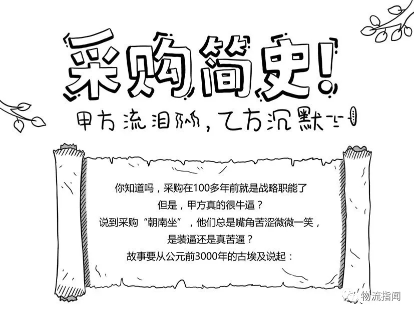甲方流泪，乙方沉默，15张图读懂采购简史！