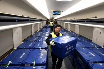 高铁牵手快递，走进新的物流时代