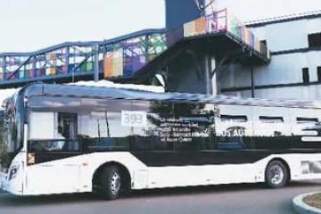 中企制造自动驾驶客车在法运行