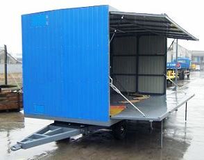 箱式台车/箱式拖车/带雨篷拖车