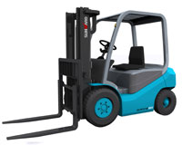 山河智能2吨电动叉车SWFE20AC-4F1