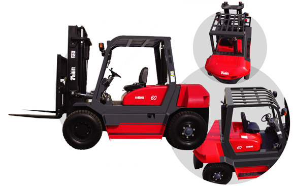 台励福平衡重式柴油叉车6.0T-10T