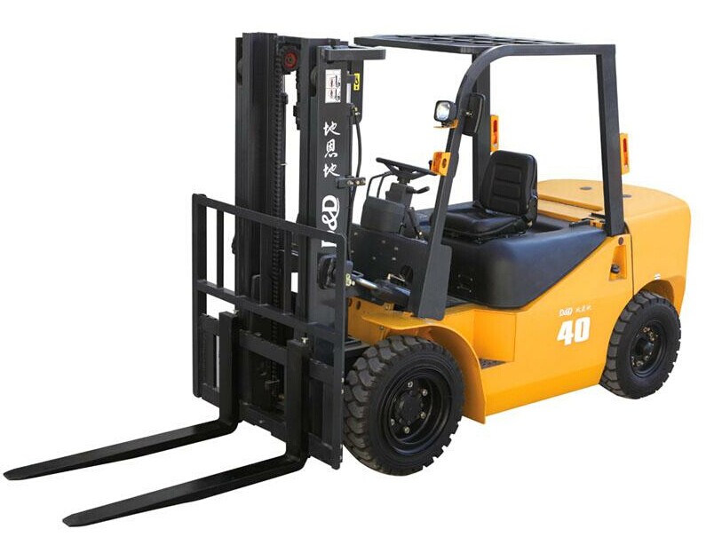 青岛地恩地液力4吨内燃平衡重式叉车 