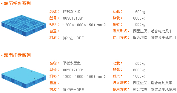 双面托盘