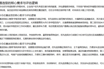 迷你仓选址实用指南：网点密集存取便捷的品牌选型参考